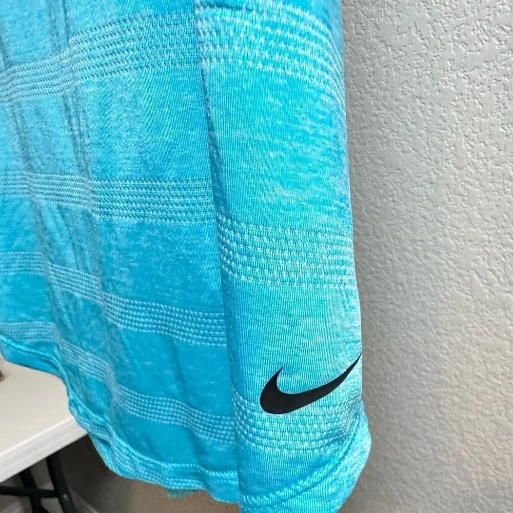 EUC NIKE Women’s Dri Fit Teal Blue Tank Lightweight Activewear Top - Size XS - Picture 6 of 8